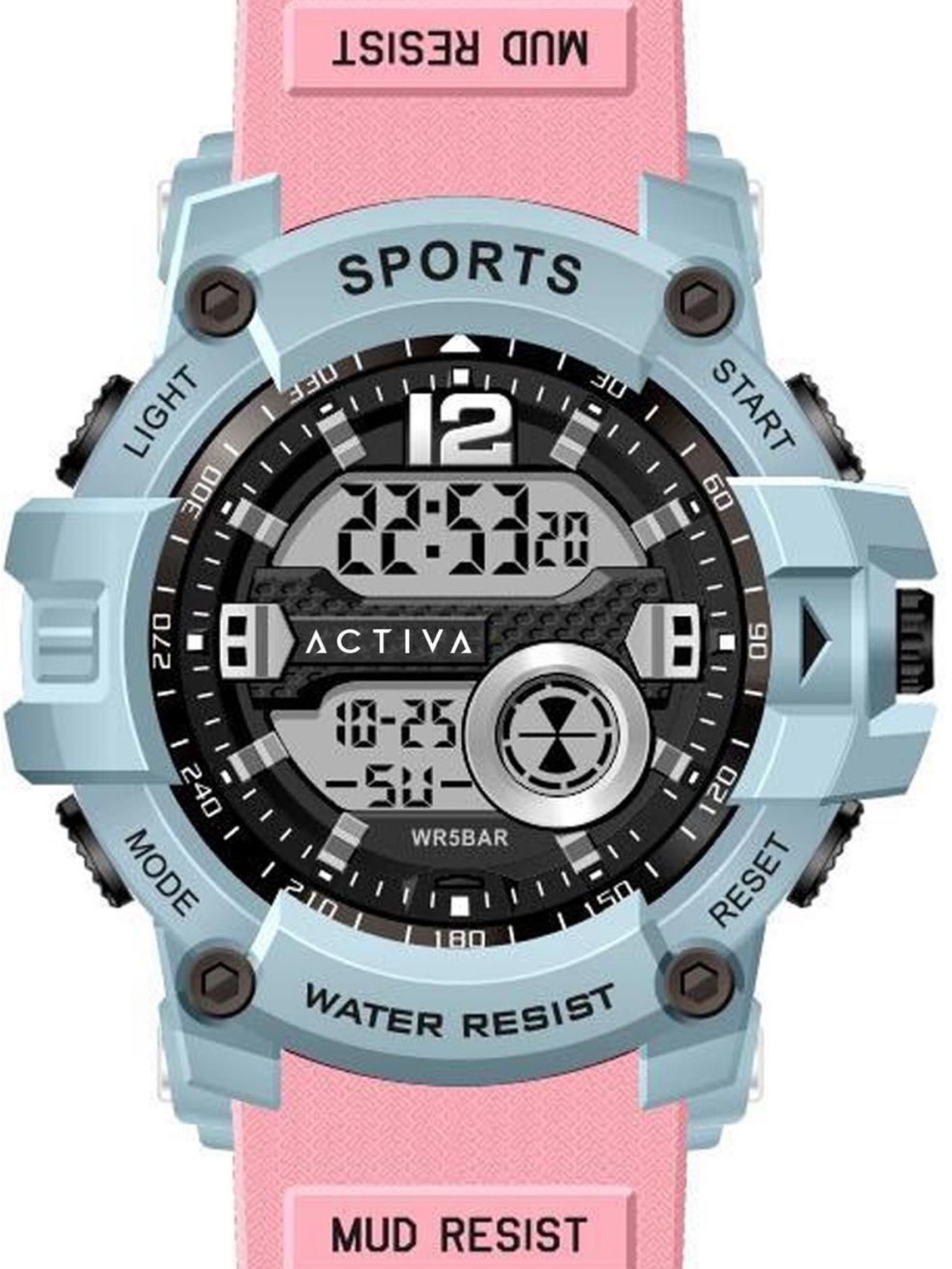 Activa X Invicta
Digital Essentials Lady Watch - 46mm, Blue, Black (ACW533-003)